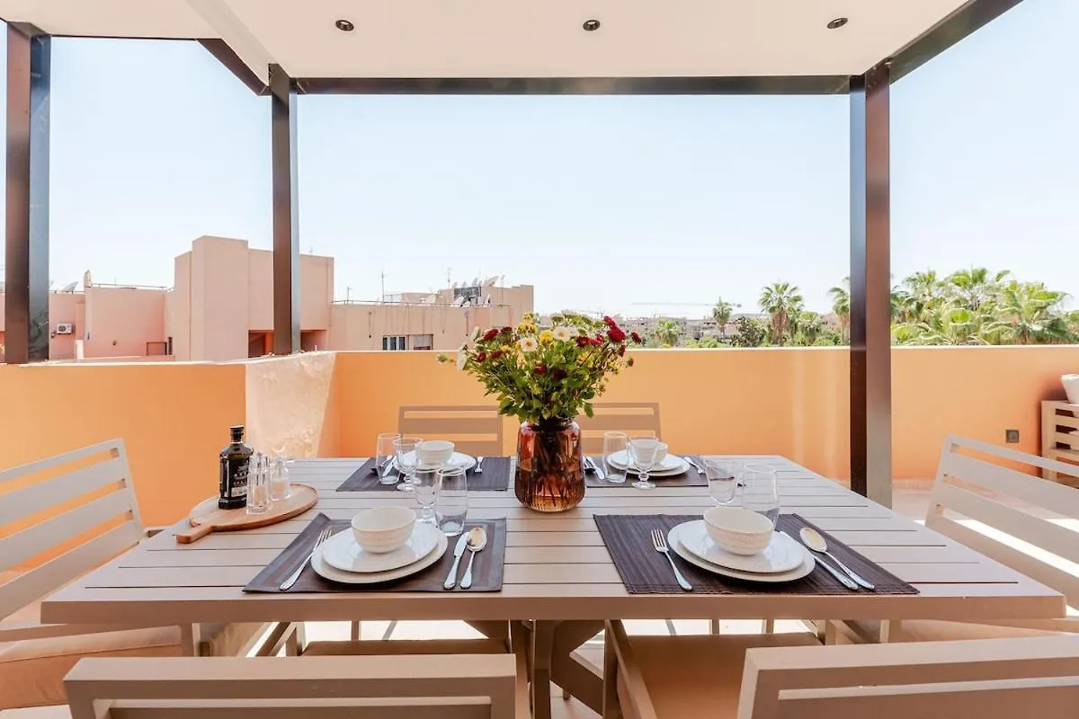 Penthouse With Rooftop And Jardin Majorelle View Marrakesh Marocko