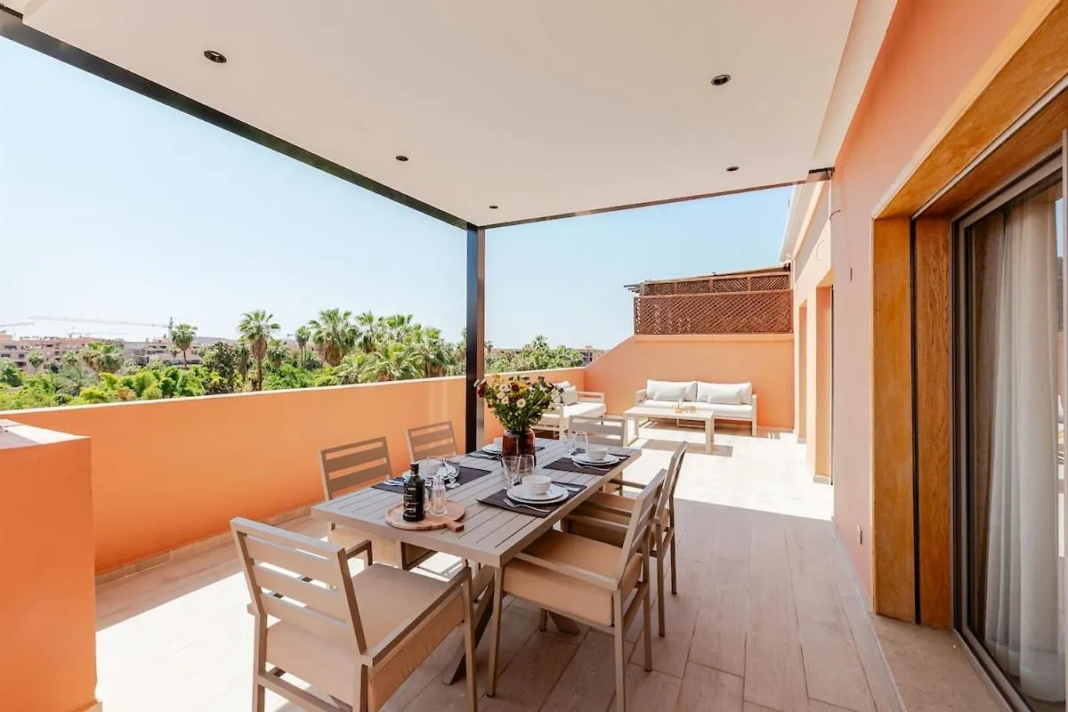 Penthouse With Rooftop And Jardin Majorelle View Marrakesh Marocko